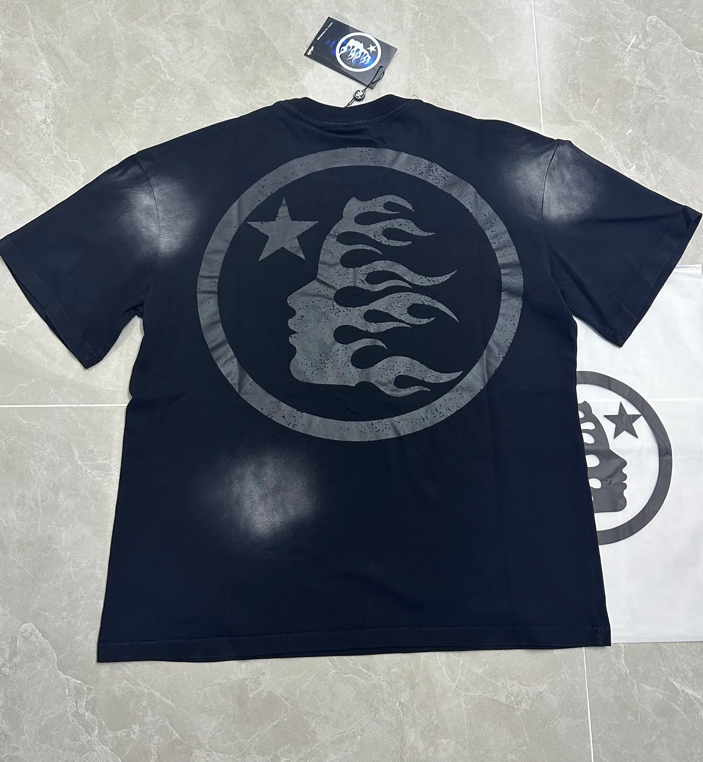 110# ｜P62 Hellstar T （fabric):32 250 Sizes（size）：S-M- L- X L （colour）： Black